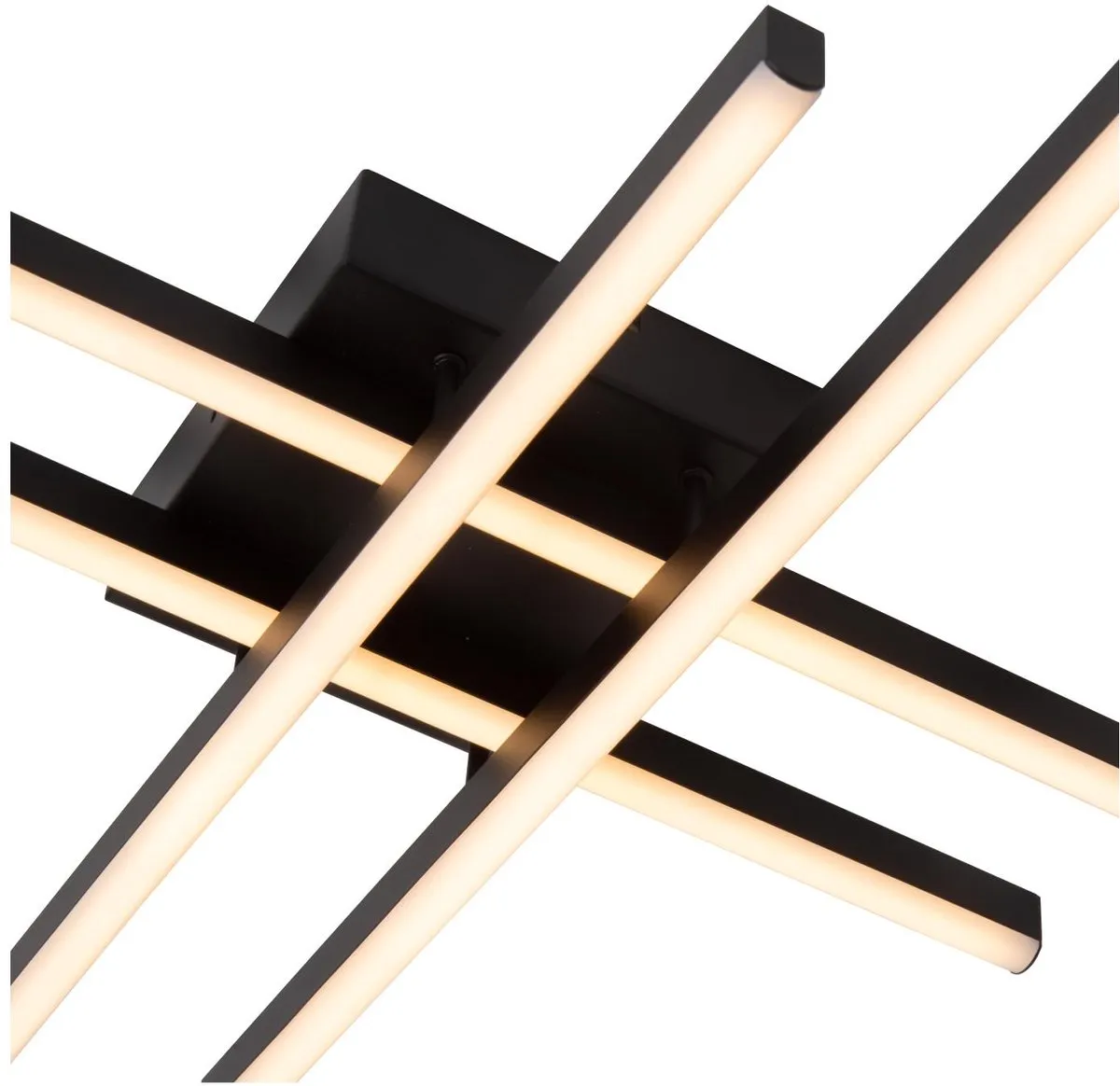 Lucide NOVAK LED Plafondlamp 42W - Zwart