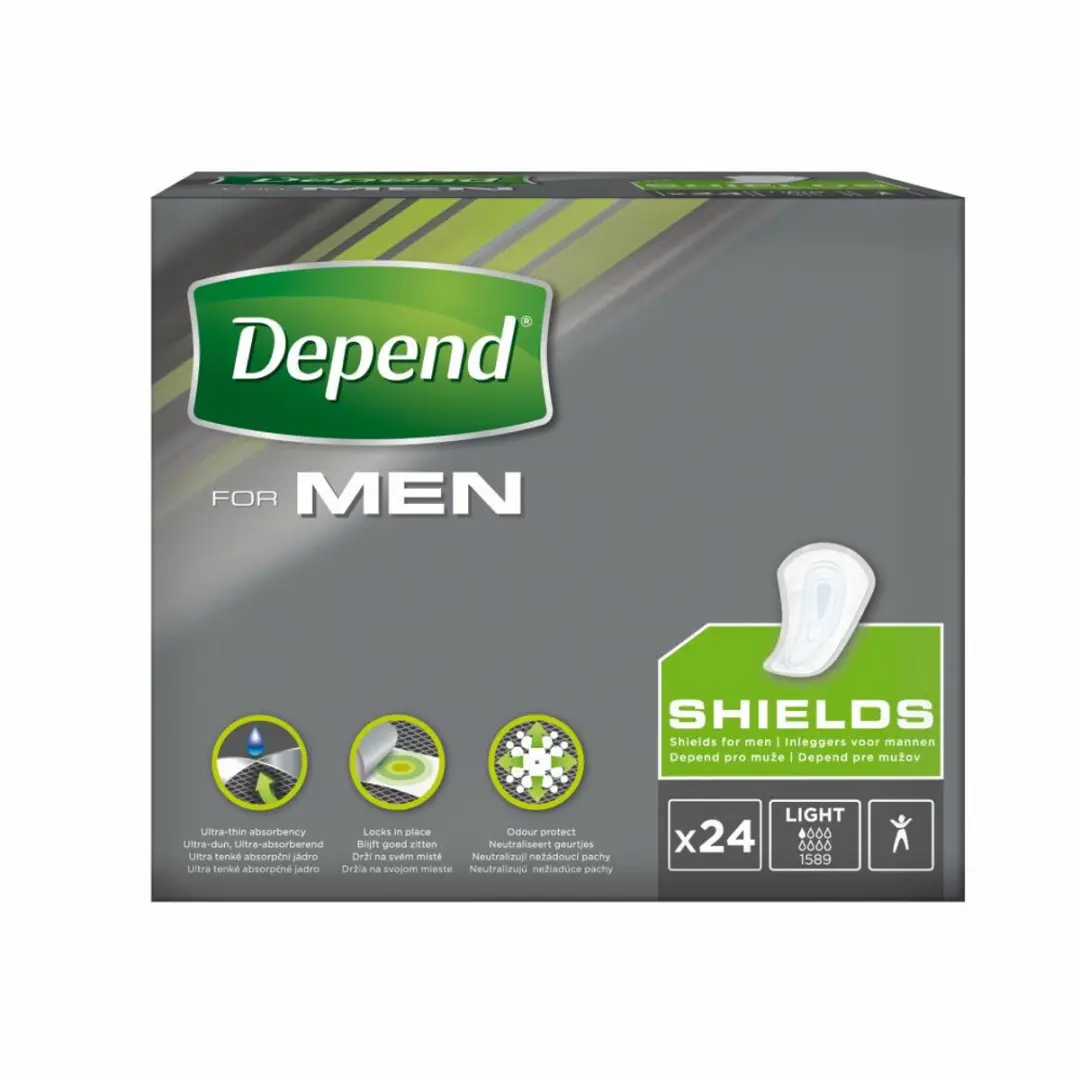 Depend for Men Shields