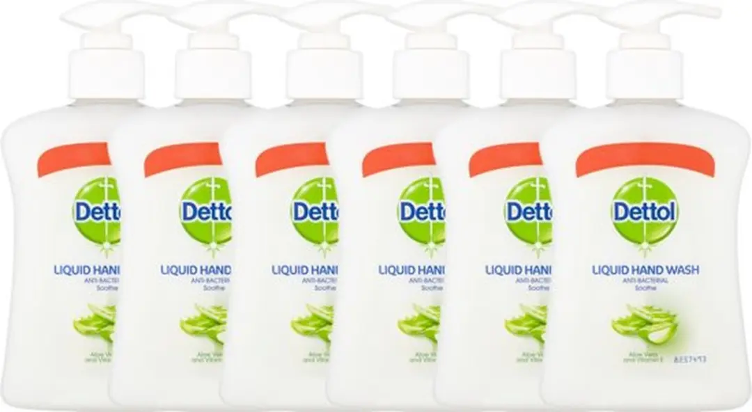 Dettol Vloeibare Handzeep Aloë Vera Vitamine E - 6x250ml