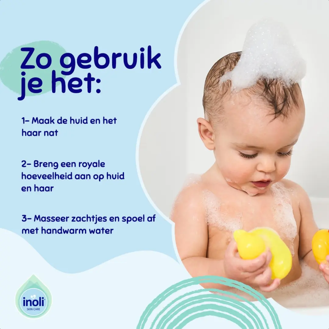 Inoli Skin Care Baby Shampoo & Douchecrème 200ml - pH Huidneutraal