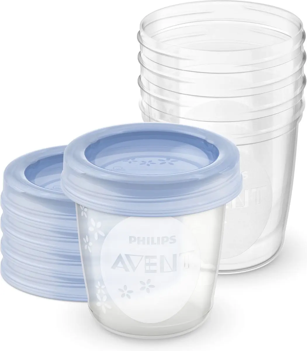 Philips Avent Bewaarbekers SCF619/05 - 180ml - 5 Stuks