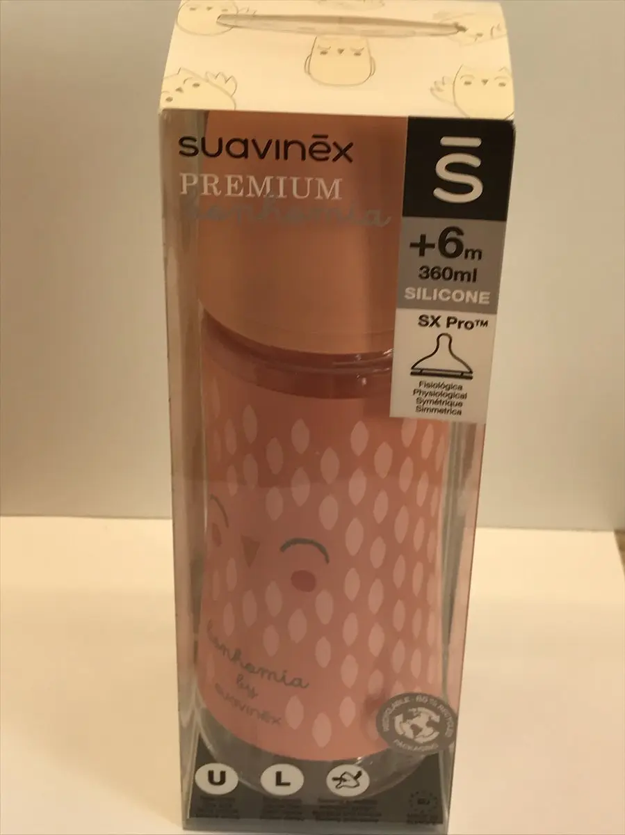 Suavinex Zuigfles Bonhemia 360ml - Pink