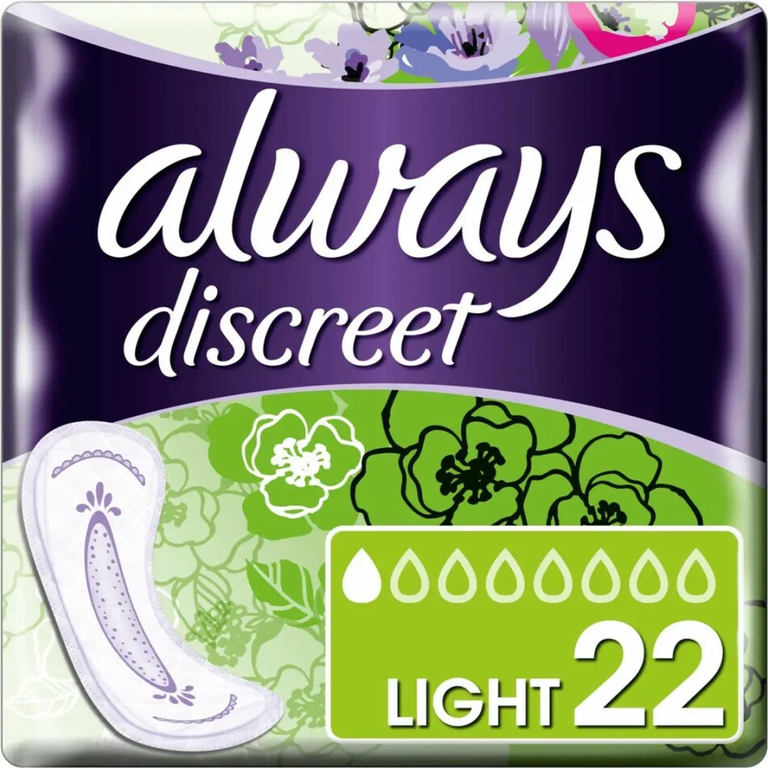 Always Discreet Maandverband Lichte Bescherming - 22 Stuks
