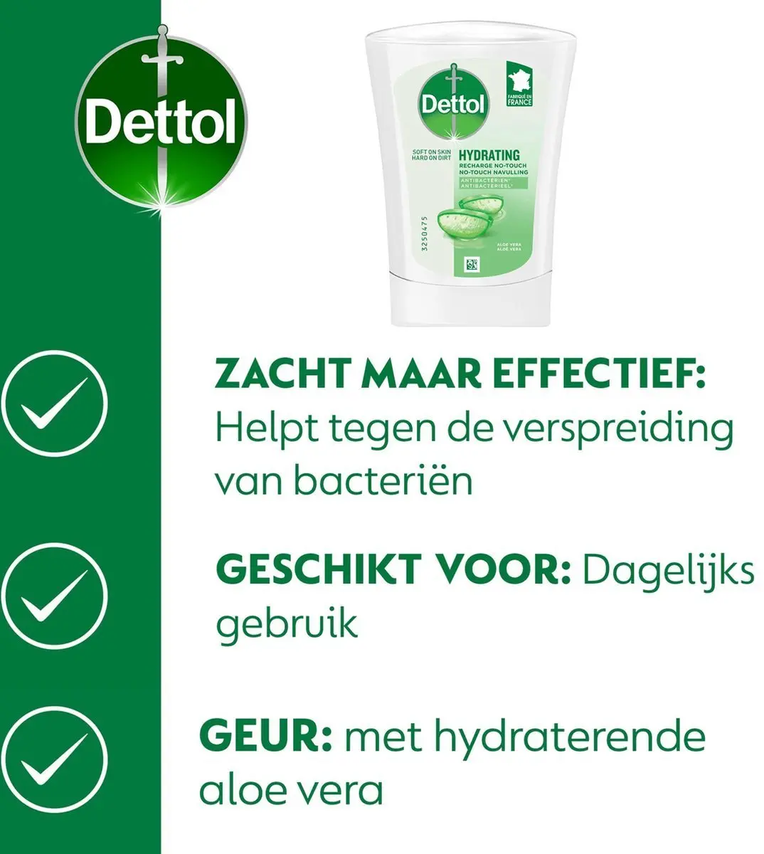 Dettol No Touch Navulling Antibacterieel Handzeep 250ml - 5x250ml - afbeelding 6 van 6