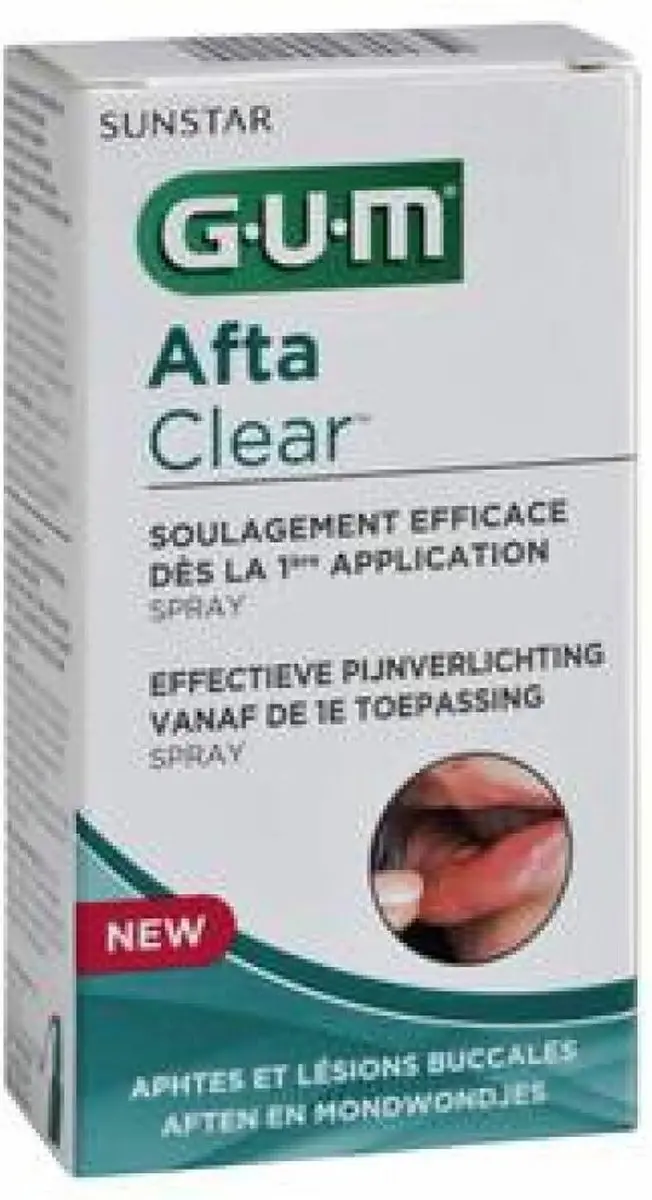 2x GUM AftaClear Spray 15 ml