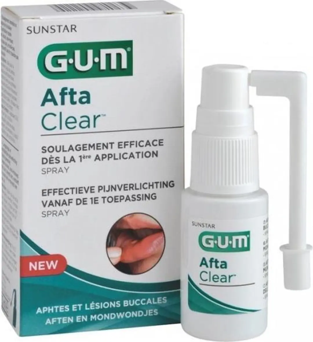 2x GUM AftaClear Spray 15 ml
