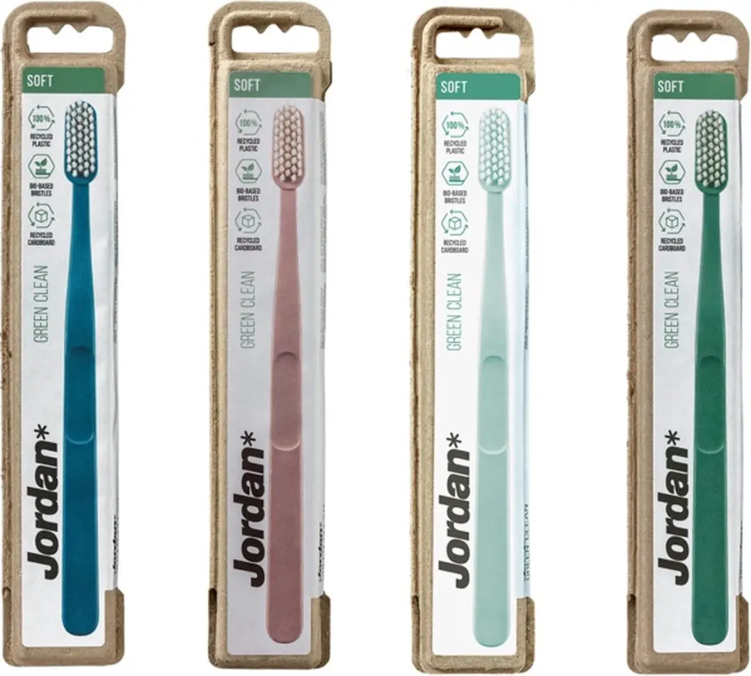Jordan Green Clean Tandenborstel Soft - Groen