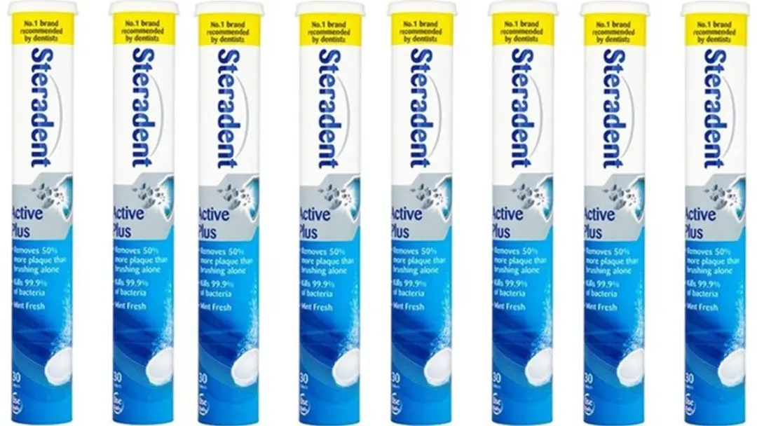 Steradent Active Plus Reinigingstabletten
