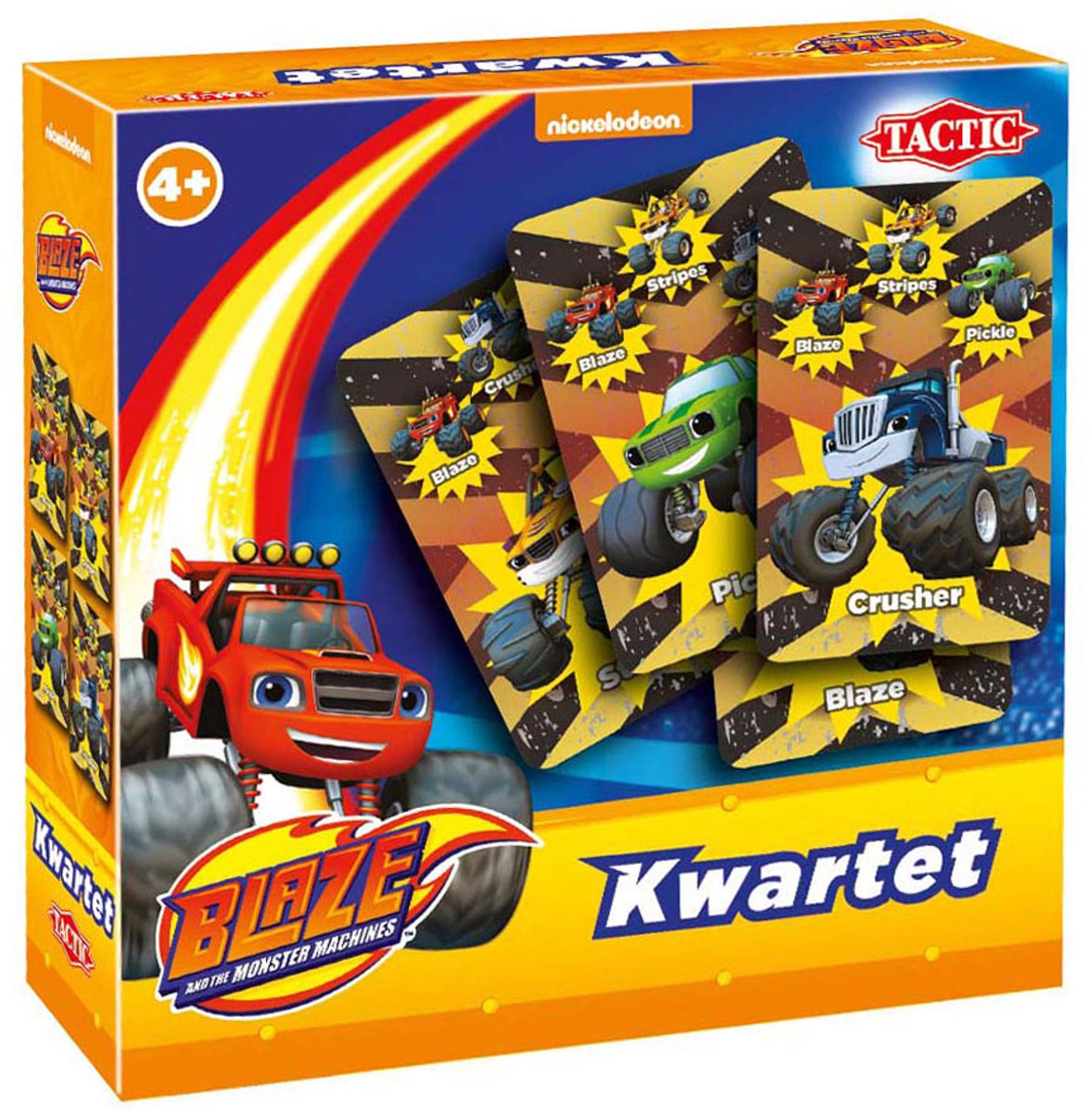 Tactic Blaze Kwartet – Kaartspel – Kinderspel – Vanaf 4 jaar – 2-4 spelers