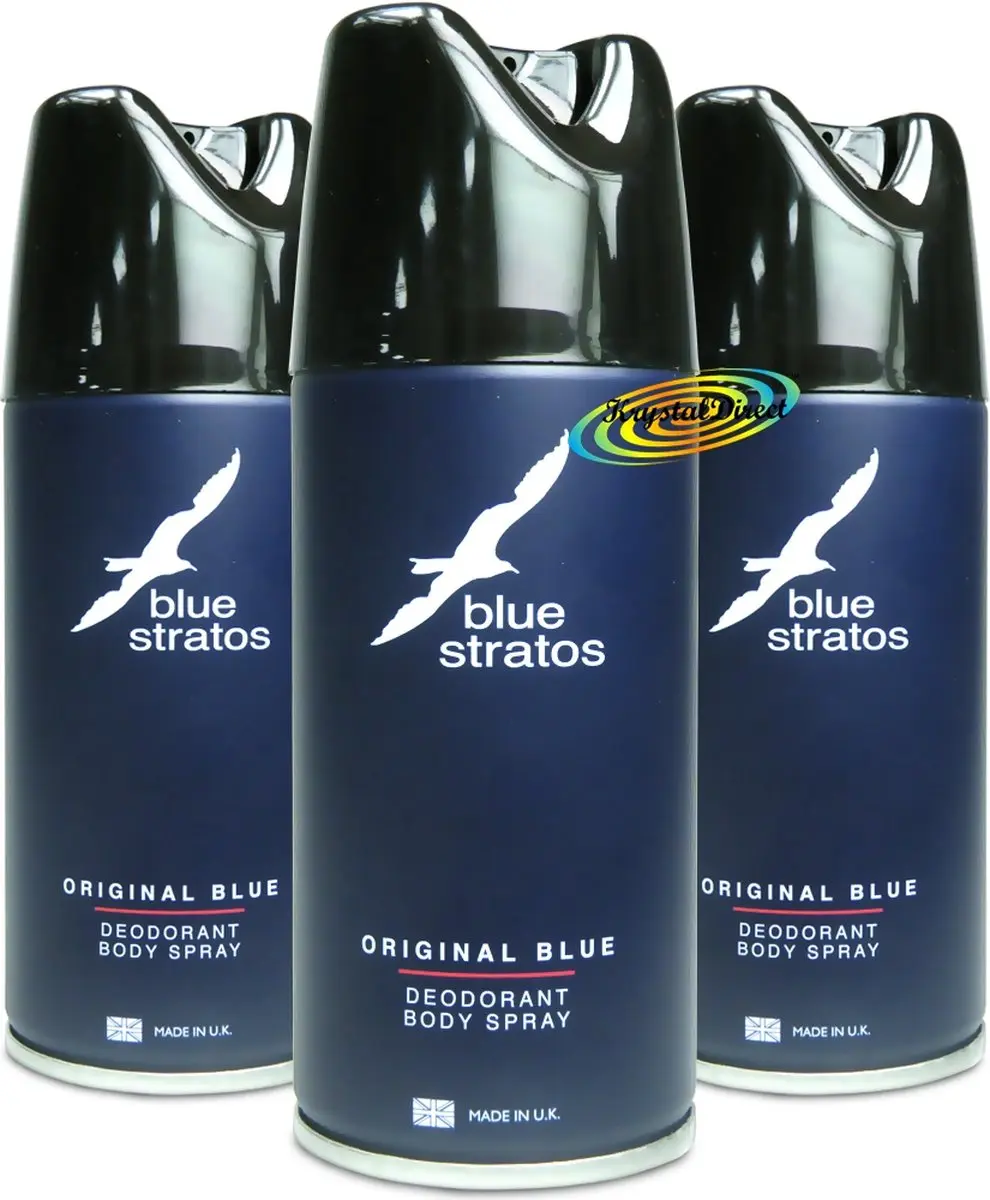 Blue Stratos Deodorant Voordeelverpakking 3x150ml