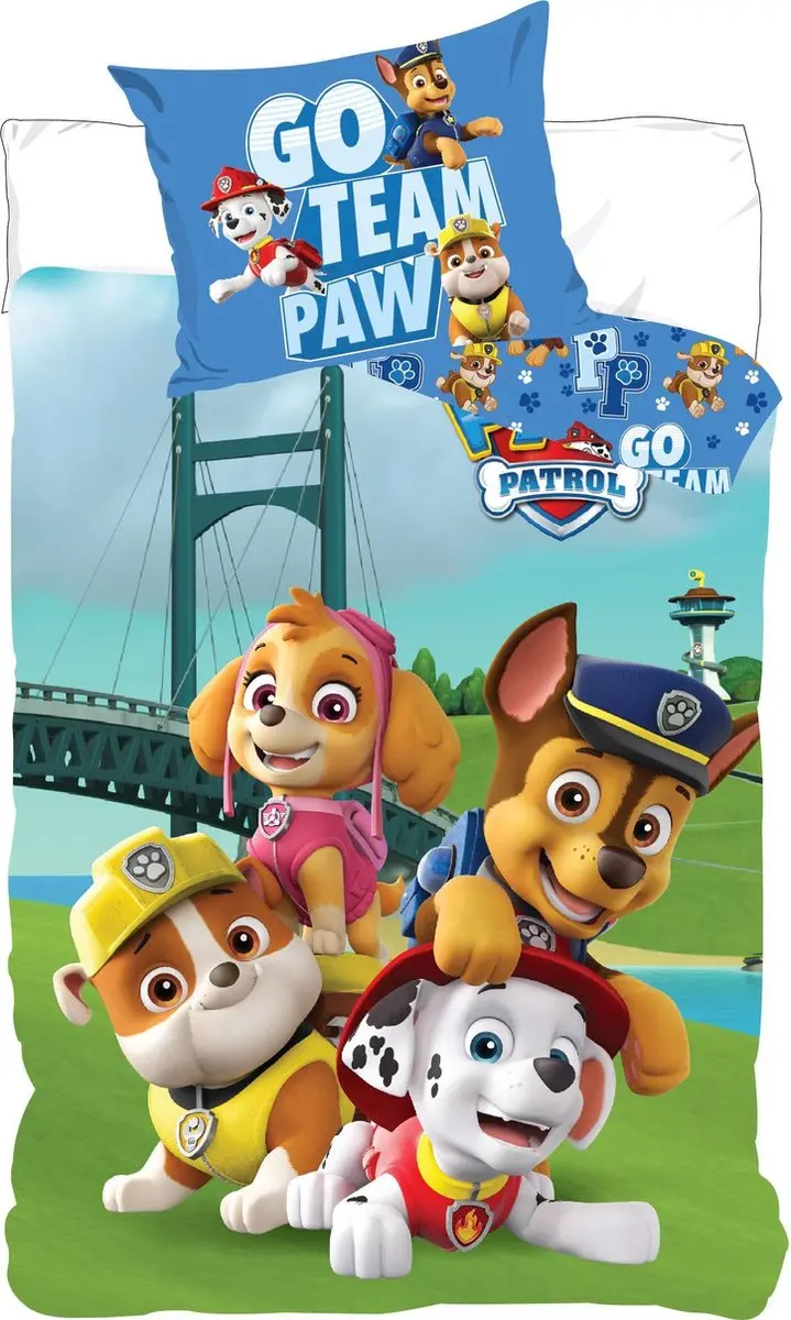 PAW Patrol Dekbedovertrek Junior 100x135cm
