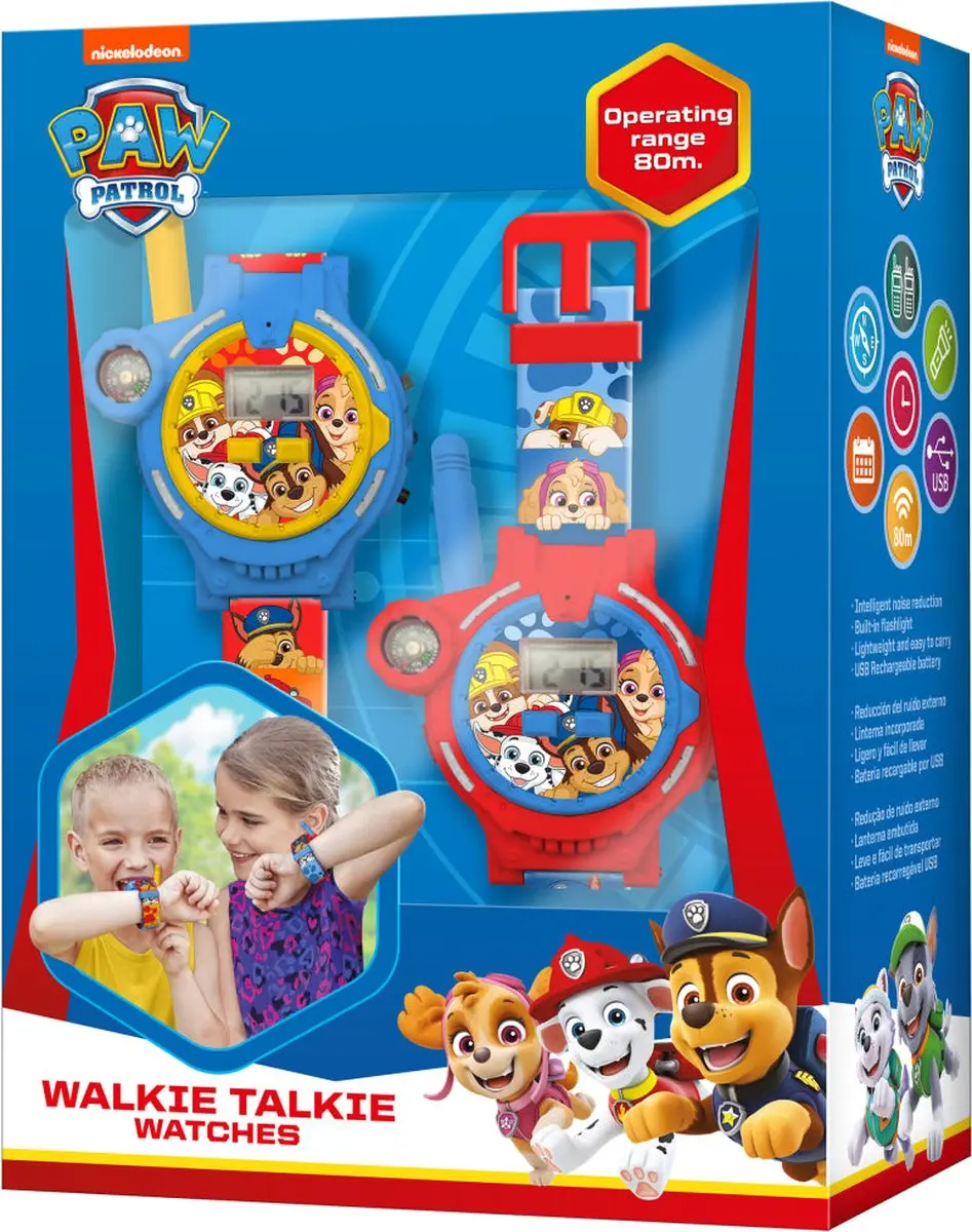 PAW Patrol Walkie Talkie Watch - Blauw