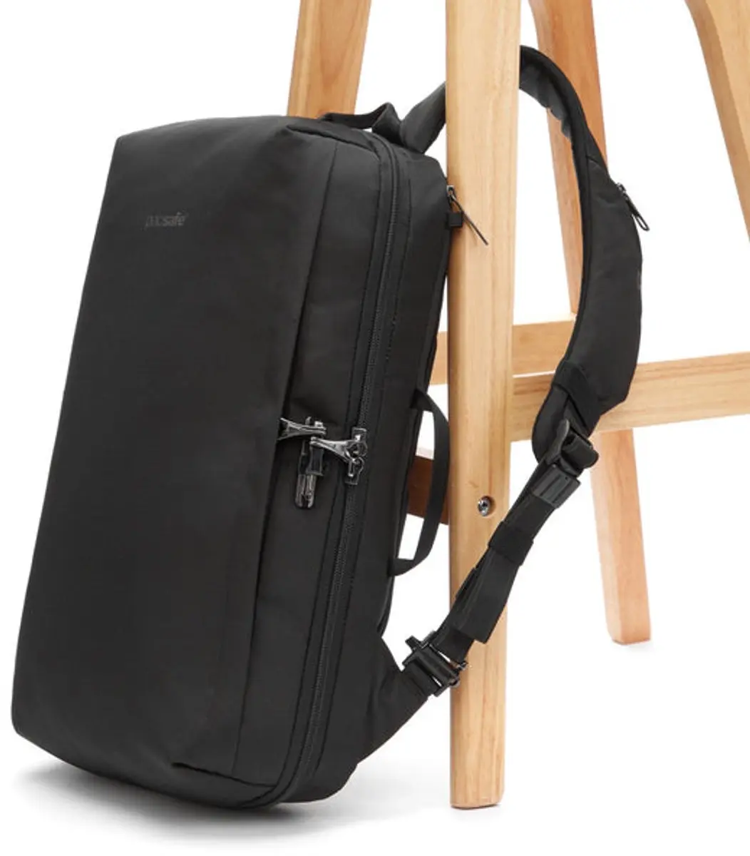 Pacsafe Metrosafe X 16 Rugzak - 16 inch - 9 Vakken - Zwart