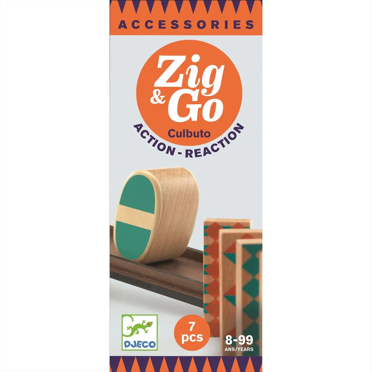Djeco Zig & Go Culbuto Uitbreidingsset 2-delig - Meerkleurig