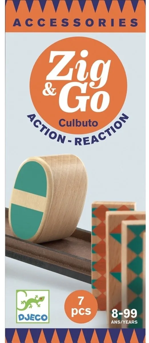 Djeco Zig & Go Culbuto Uitbreidingsset 2-delig - Meerkleurig