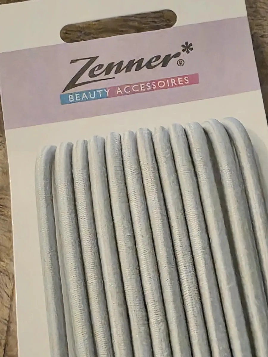 Zenner Haarelastiekjes Grijs - 12 Stuks - 4mm