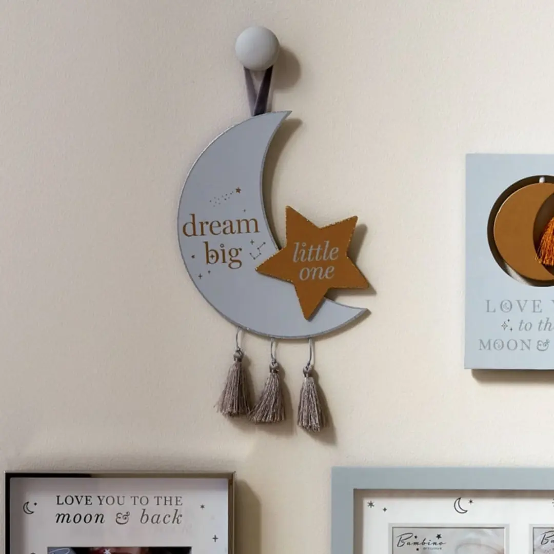 Bambino Maan Hanger met Ster - Babykamer Decoratie