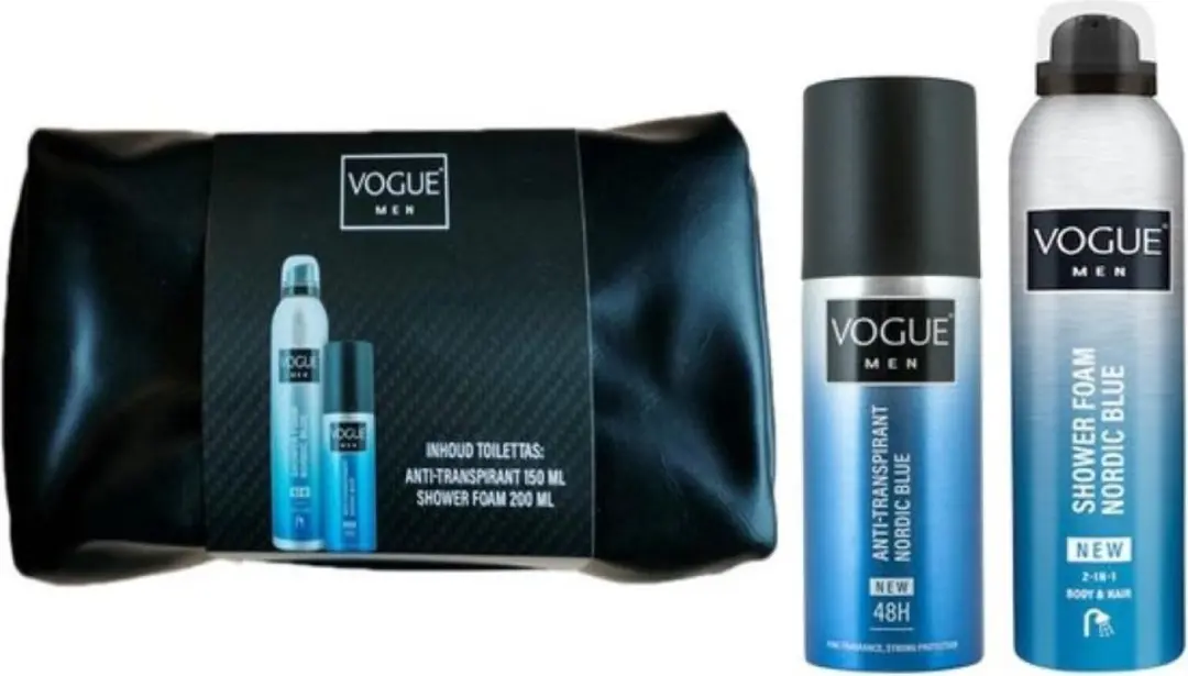 Vogue Nordic Blue Geschenkset - Douchegel & Deodorant 2x350ml