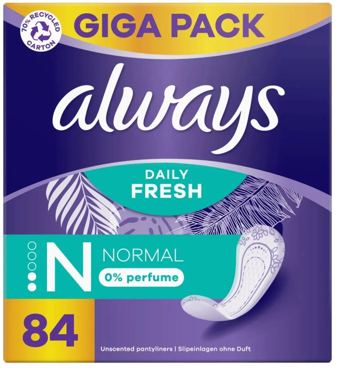 Always Inlegkruisjes Normal - 84 Stuks