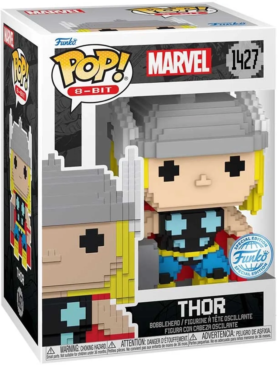 Funko Marvel POP! 8-Bit Thor Figurine 9cm - Divers