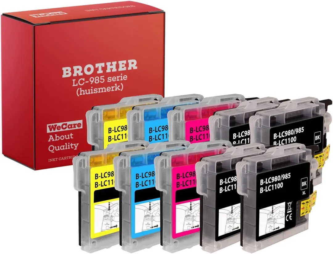 weCare LC985-10pack Inktcartridges