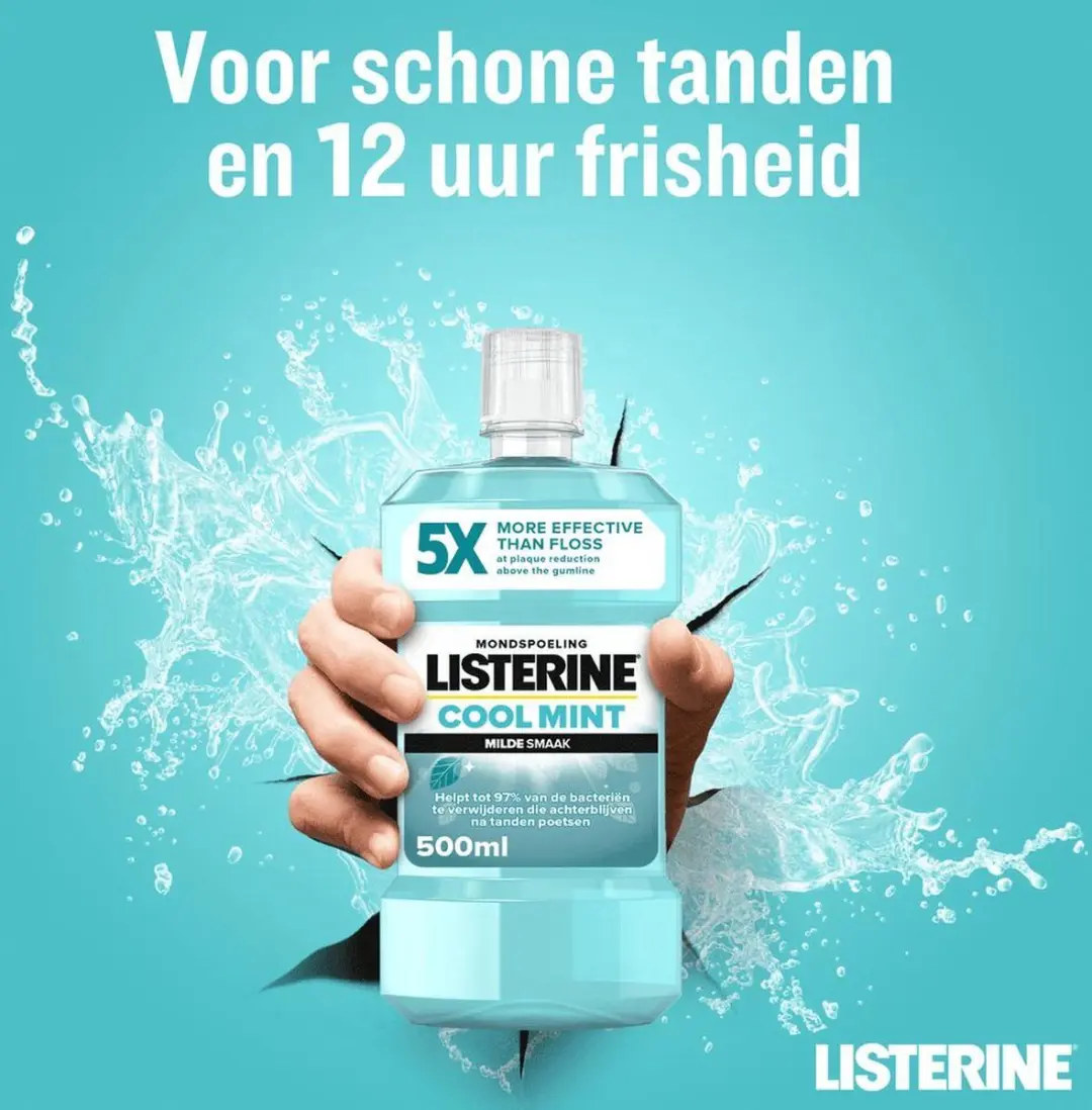 Listerine Cool Mint Mondspoeling - 6x500ml
