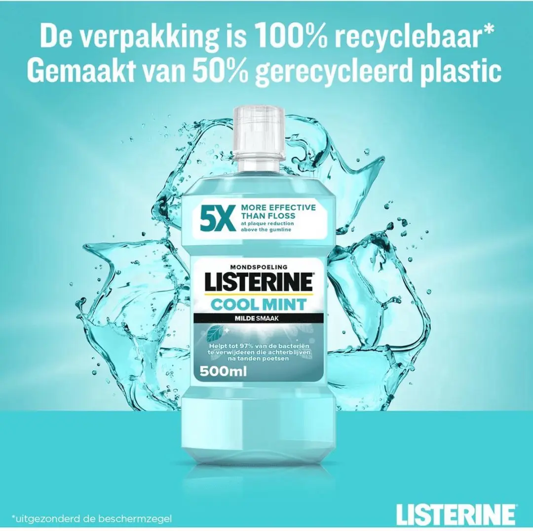 Listerine Cool Mint Mondspoeling - 6x500ml