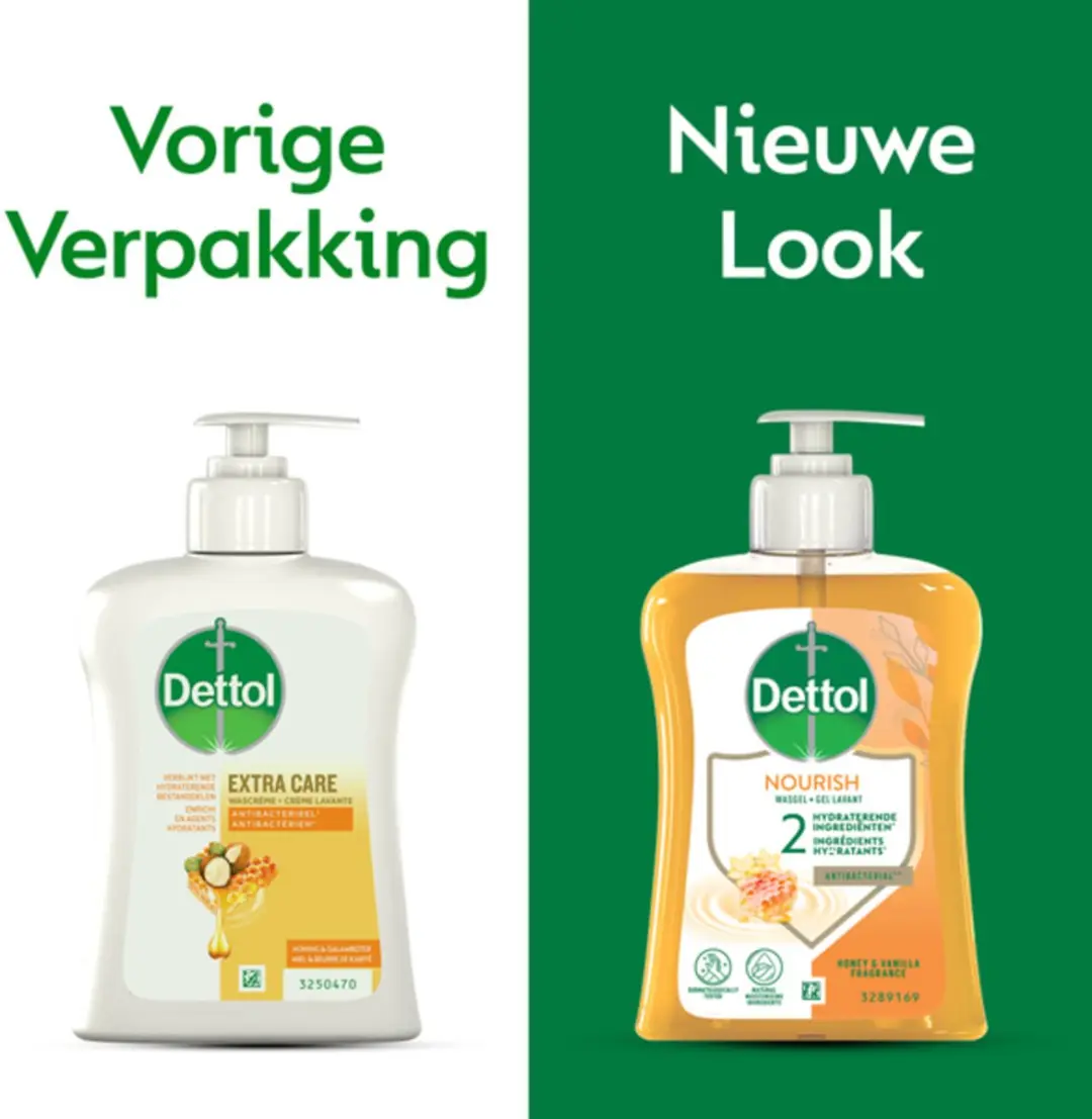 Dettol Nourish Handzeep Honing & Vanille 250ml - 6 Stuks