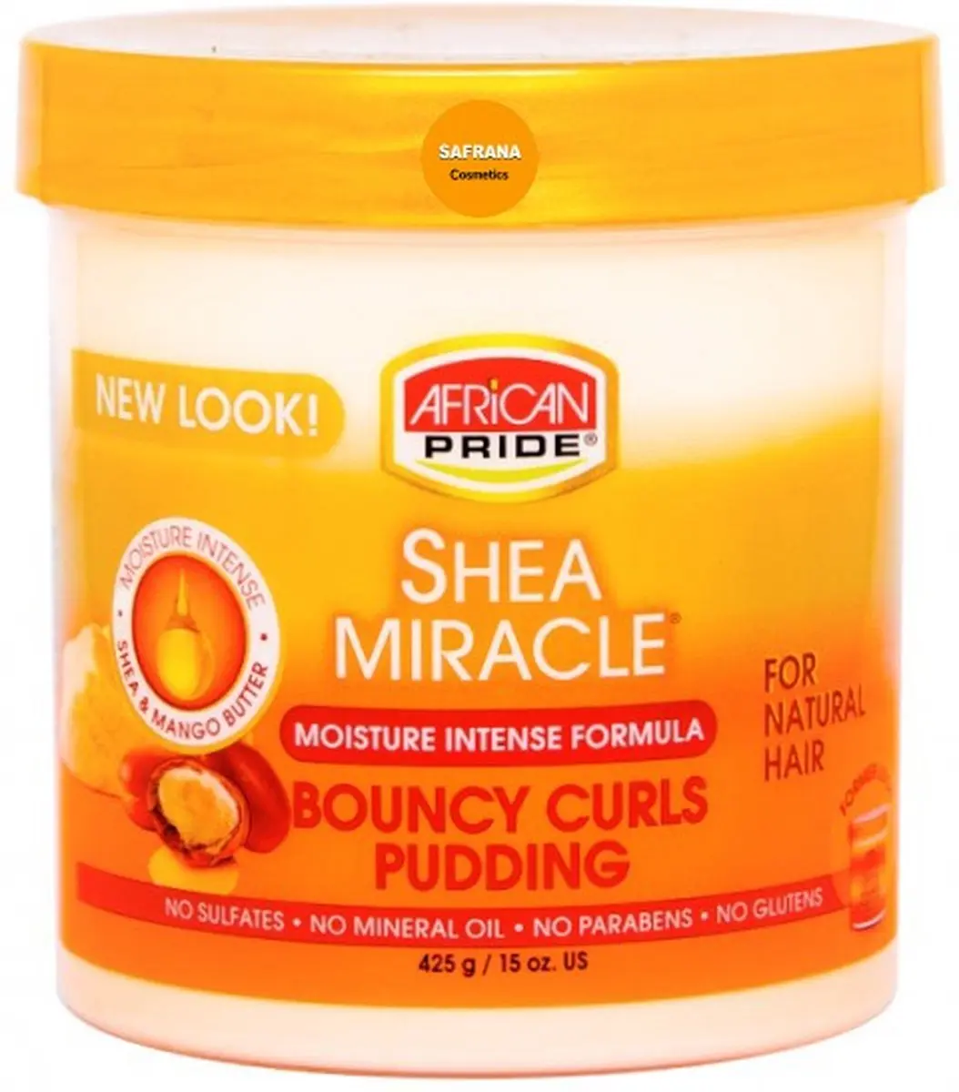 African Pride Shea Butter Bouncy Curls Pudding 425g