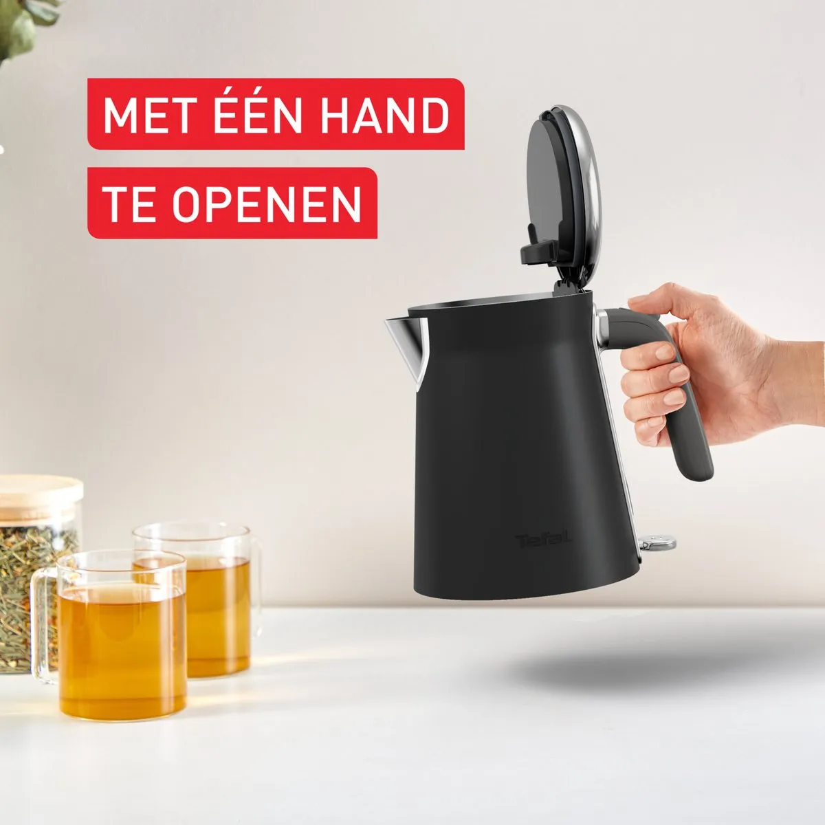 Krups Collection KI6668 Waterkoker 1,7L - 2400W - Zwart