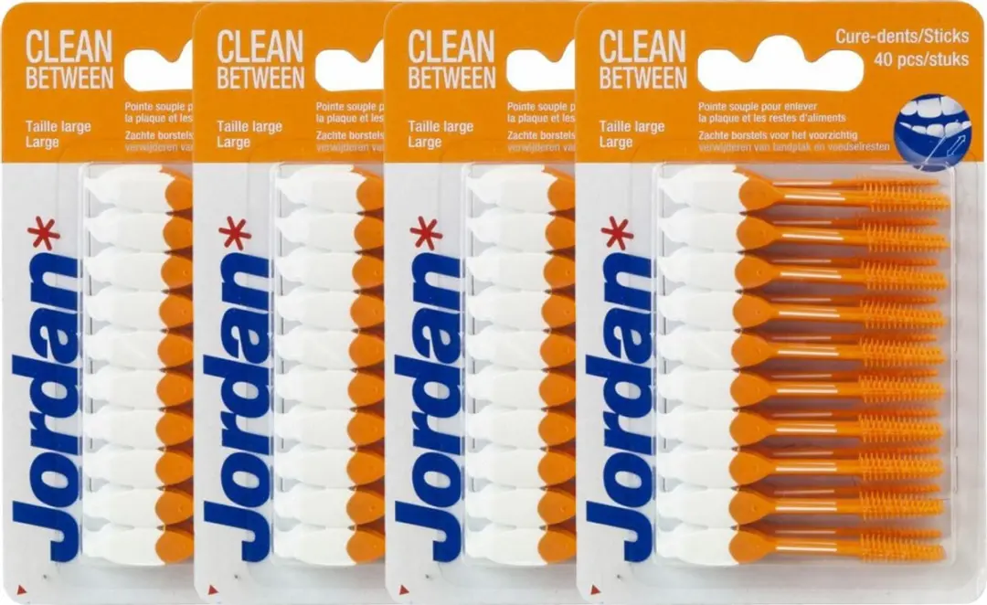 Jordan Clean Between Sticks XXL - 160 Stuks - Oranje