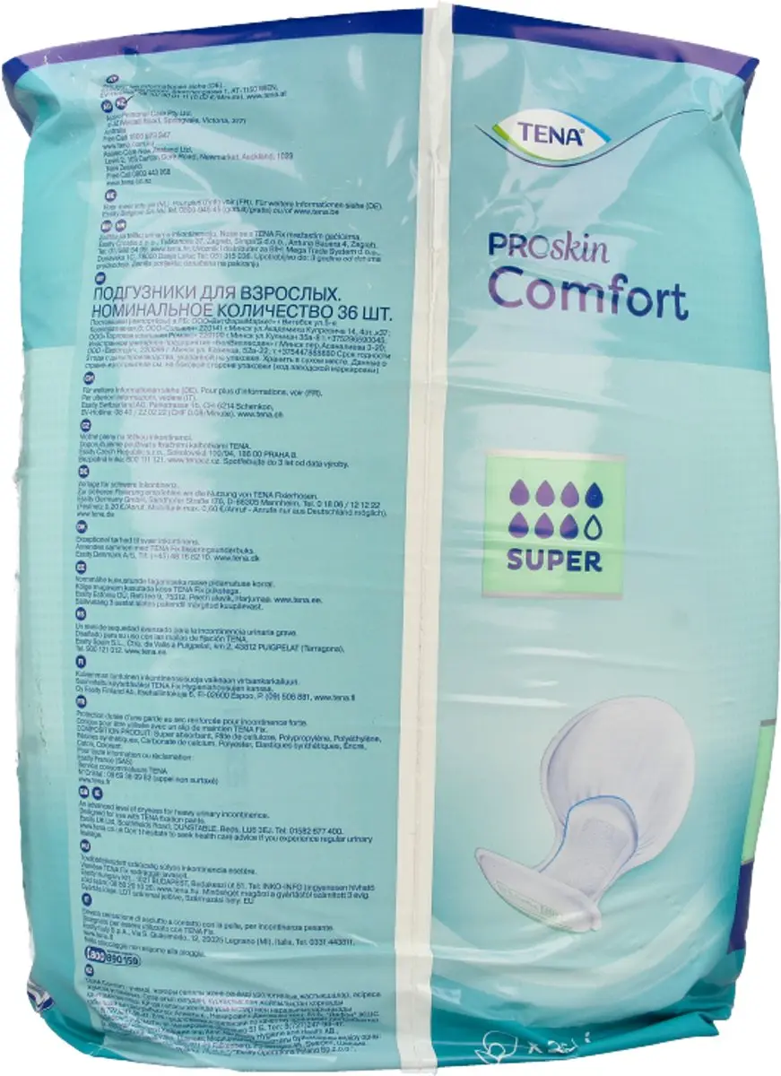TENA Comfort Super Maat M - 36 Stuks