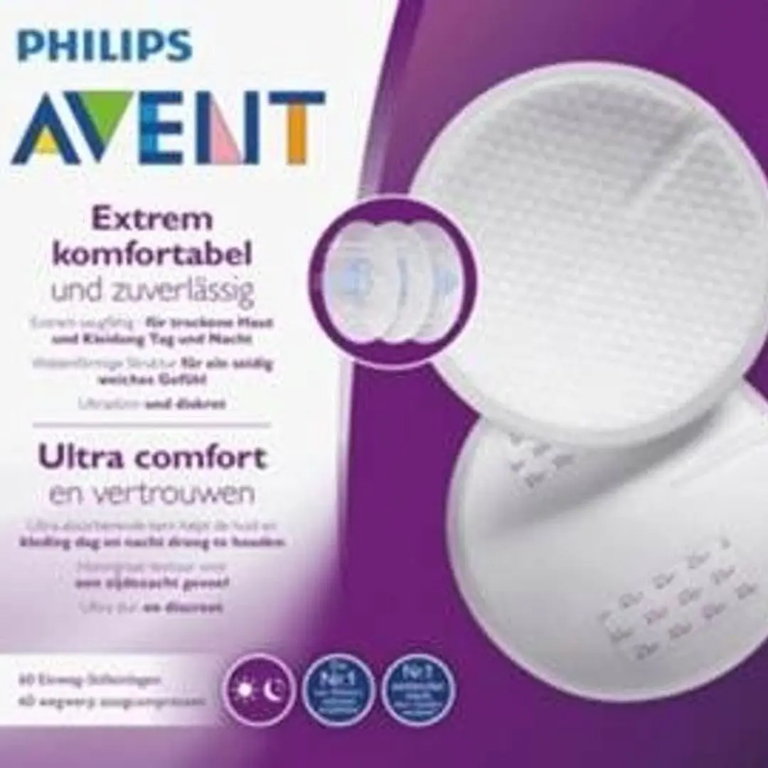 Philips Avent SCF254/61 Wegwerp Zoogkompressen - 60 Stuks - afbeelding 6 van 6