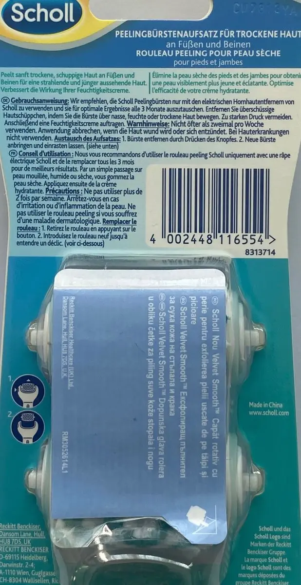 Scholl Voetvijl Navulling Velvet Smooth - 8 Stuks