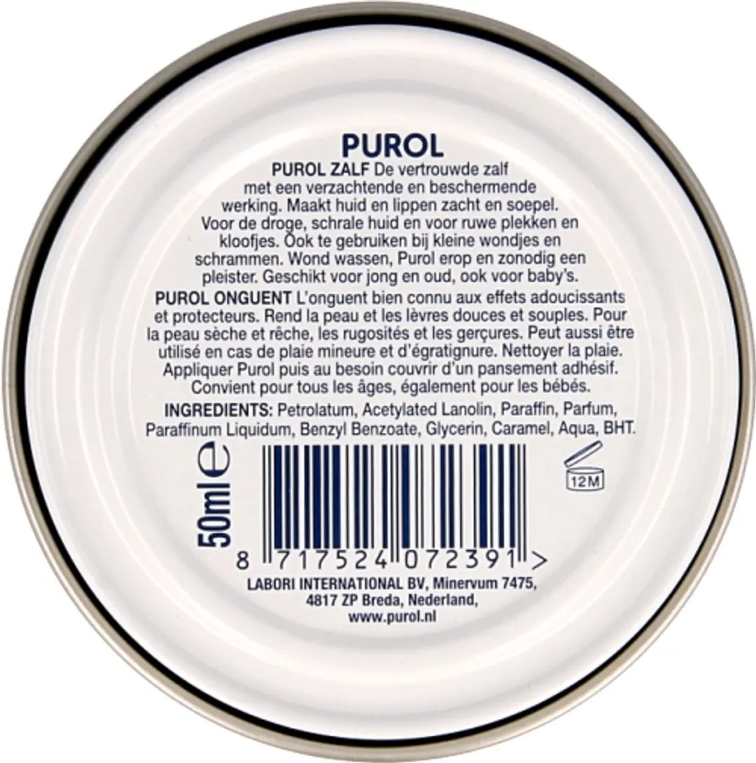 Purol Gele Zalf Bodycrème 50ml