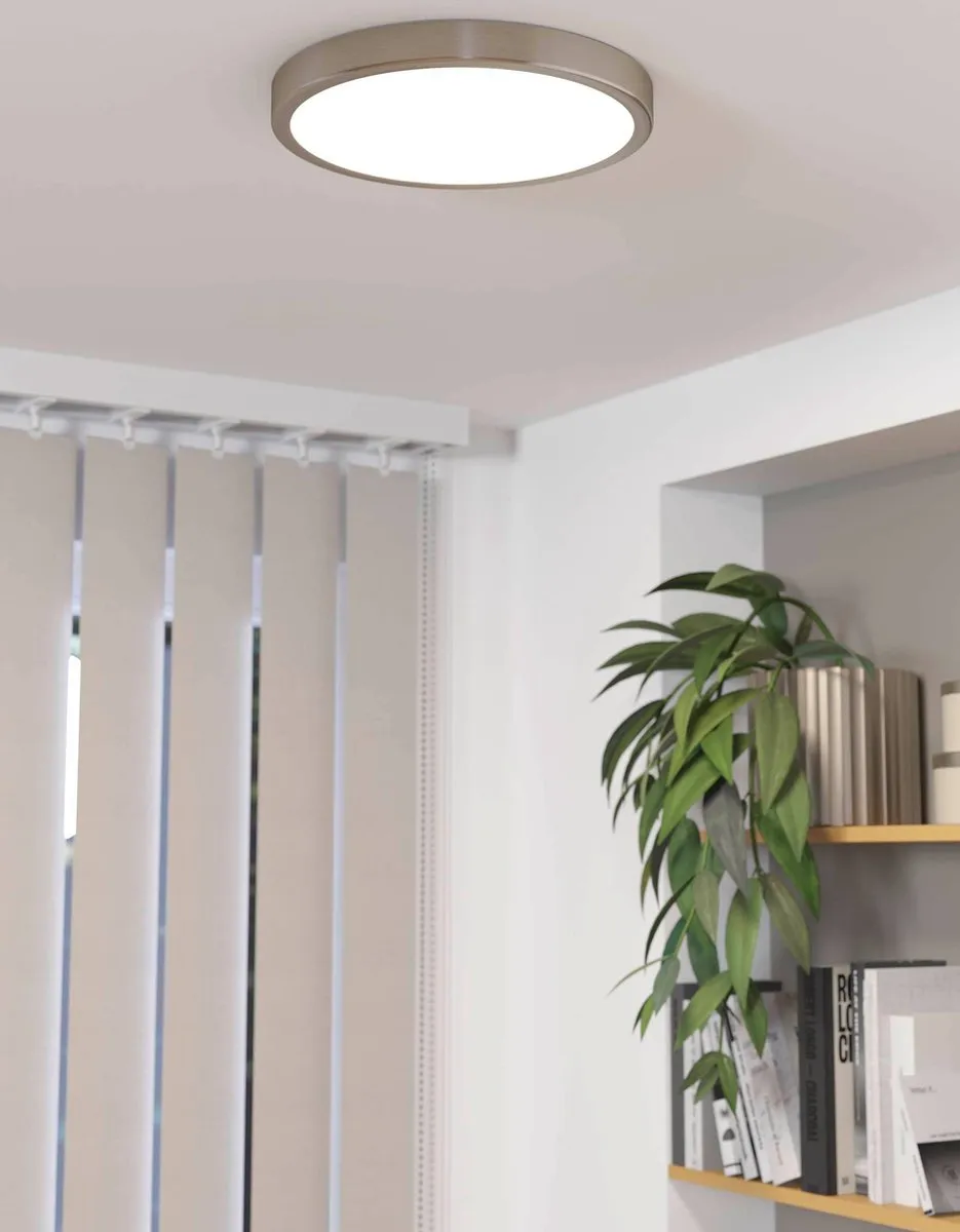 Eglo Fueva 5 Opbouwlamp - Ø28,5cm - Grijs - Dimbaar - afbeelding 6 van 6
