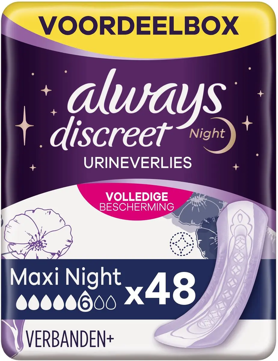 Always Discreet Plus Maxi Night Verband