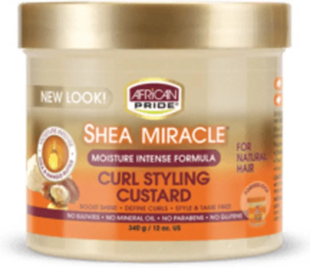 African Pride Shea Butter Miracle Curl Styling Custard 340g