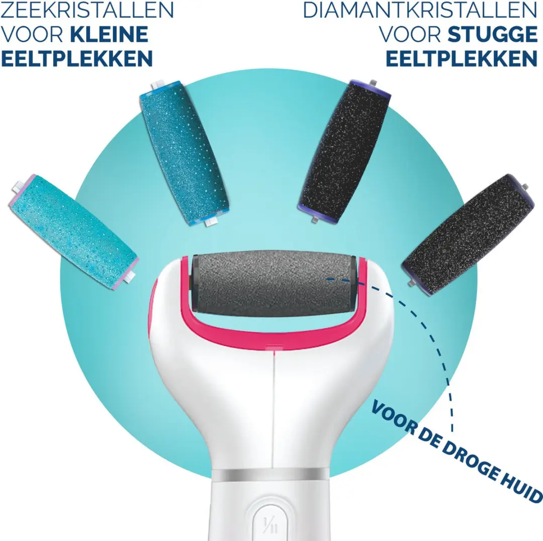 Scholl Velvet Smooth Elektronische Eeltvijl - Roze