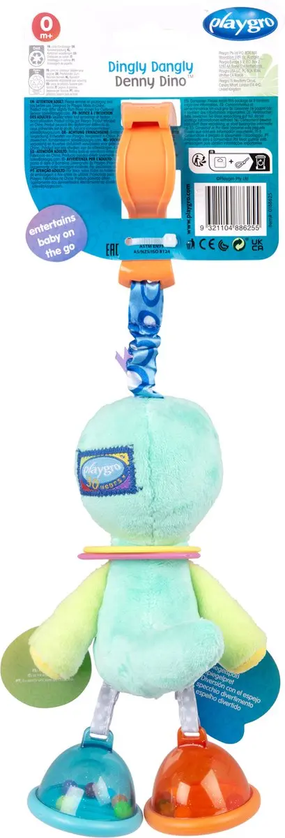 Playgro Dingly Dangly Dino Hangspeeltje - Multi