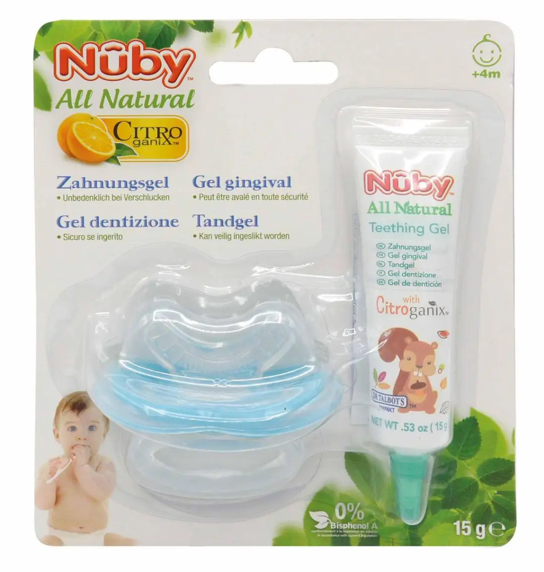 Nûby Tandgel Gum-eez Junior 15g - 2 Stuks