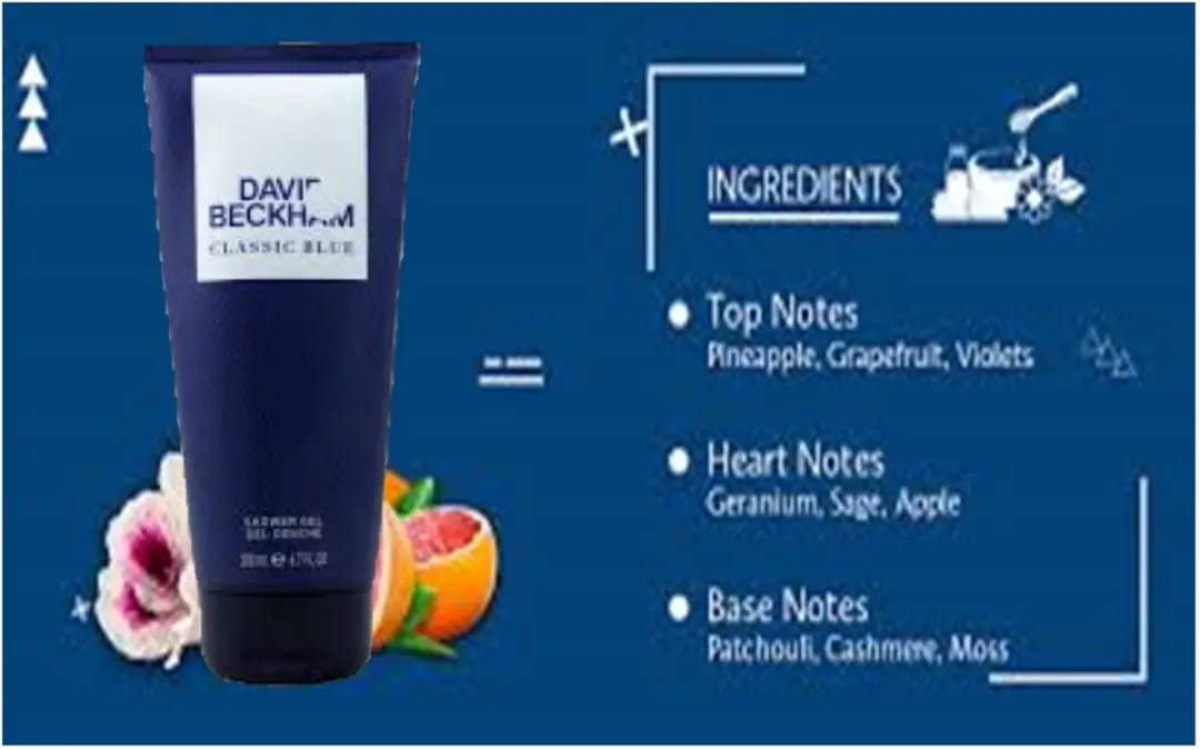 David Beckham Douchegel Classic Blue 200ml