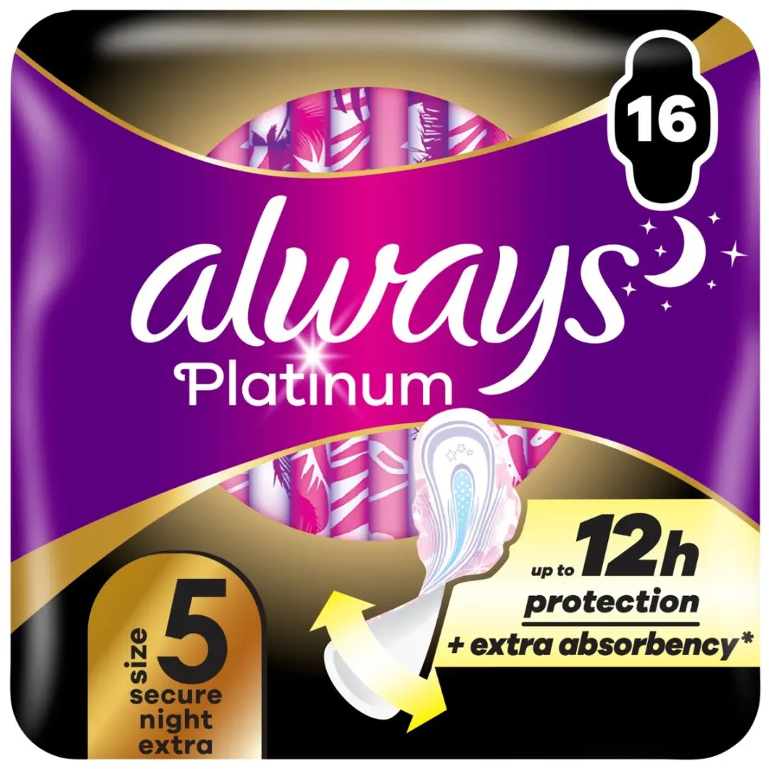 Always Ultra Platinum Secure Night Extra Grip
