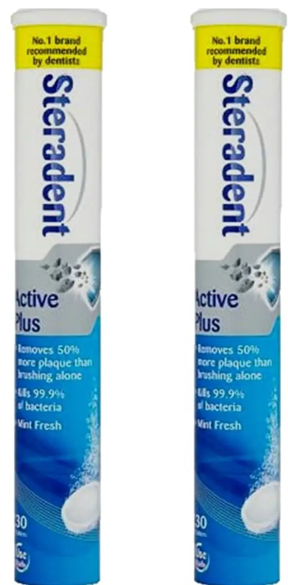 Steradent Active Plus Reinigingstabletten