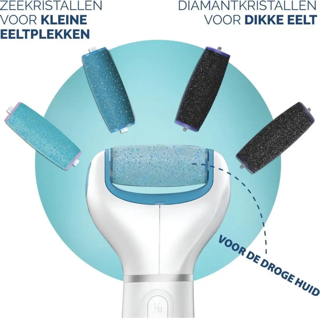 Scholl Velvet Smooth Voetverzorgingsapparaat - Paars - 2 Stuks