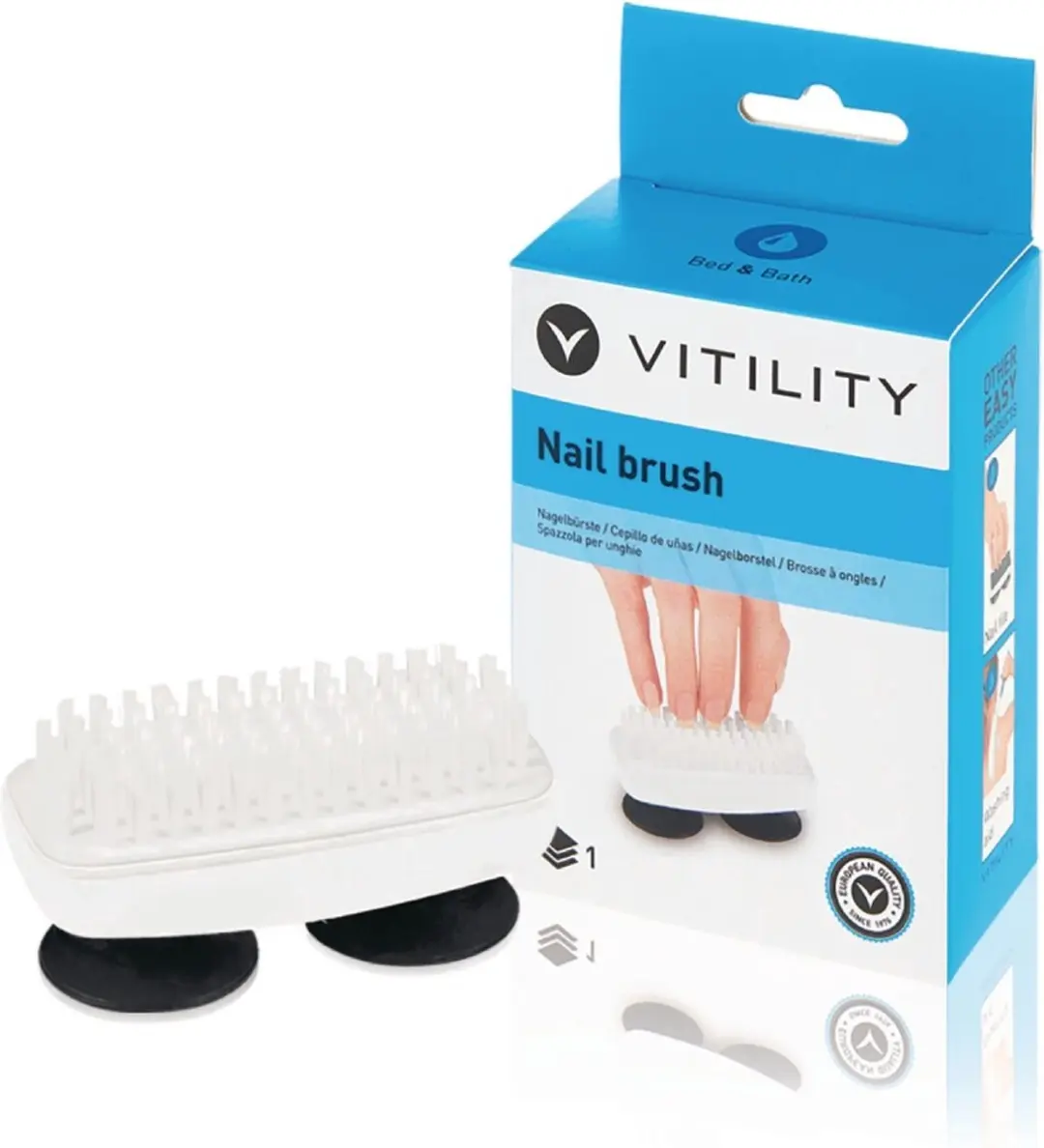 Vitility Nagelborstel - Wit - afbeelding 6 van 6