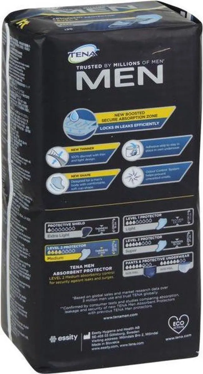 TENA Men Absorbent Protector Level 2 - 20 Stuks