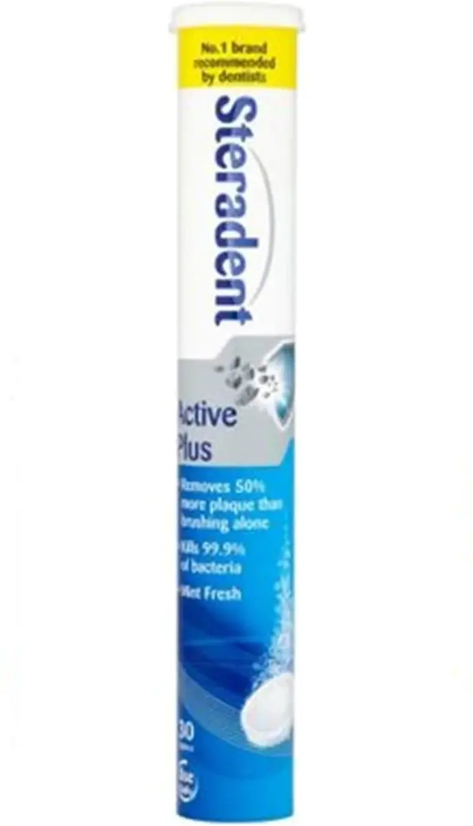 Steradent Active Plus Reinigingstabletten
