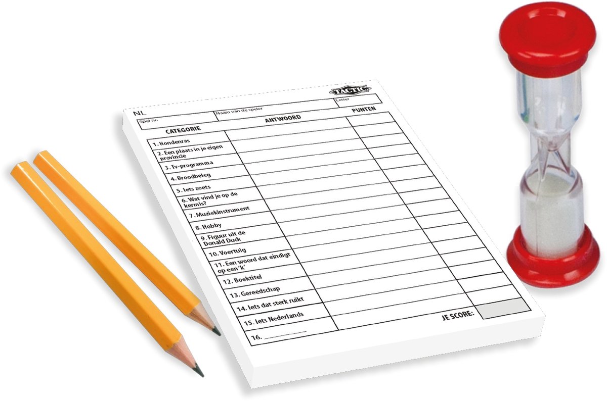 Tactic Spring aan Boord – Bordspel – Compacte Editie – Woord- en Categorie Spel – Vanaf 8 Jaar – 2 of Meer Spelers