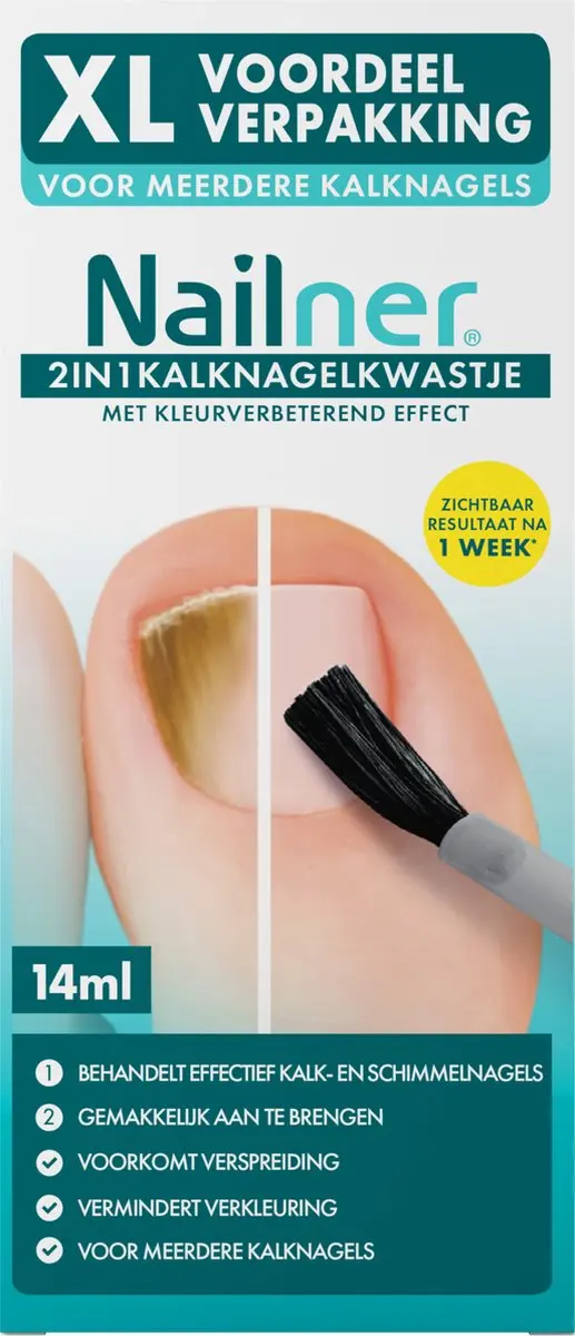 Nailner Kalknagelkwastje 14ml - Medisch hulpmiddel